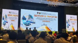 Seminar dan Rapat Koordinasi Teknis Bidang Transportasi Sungai, Danau dan Penyeberangan di Movenpick Hotel Jakarta City Center, Jalan Pecenongan, Jakarta Pusat, Senin (30/09/2024).