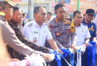 Kepala Dinas Perhubungan Kota Makassar Bersama Pejabat Struktutal Hadiri Peresmian Operasional Simpang 3 Middle Ring Road.