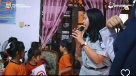 Edukasi SALUD (Sadar Lalu Lintas Usia Dini) di TK ASOKA, Sudiang, Kota Makassar. Kamis,5 September 2024.