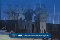 Penghargaan dan apresiasi diperoleh Dinas Perhubungan Kota Makassar pada acara 