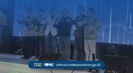 Penghargaan dan apresiasi diperoleh Dinas Perhubungan Kota Makassar pada acara 