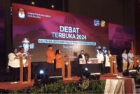 Debat terbuka yang diselenggarakan oleh KPU Palopo, Minggu 3 November 2024. (Foto: @ly)