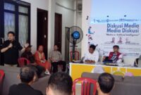 Diskusi Media, Media Diskusi, dengan tema “Media vs Artificial Intelligence” Selasa, 28 Januari 2025 diselenggarakan oleh JOIN (Jurnalis Online Indonesia) Sulawesi Selatan bersama Komunitas Kafe Baca di Makassar.