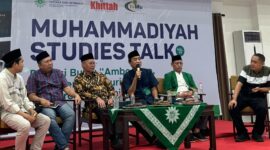 Diskusi berlangsung Selasa, 25 Maret 2025 di Aula Pusat Dakwah Muhammadiyah Sulsel menghadirkan sejumlah tokoh inspiratif sebagai pembicara.
